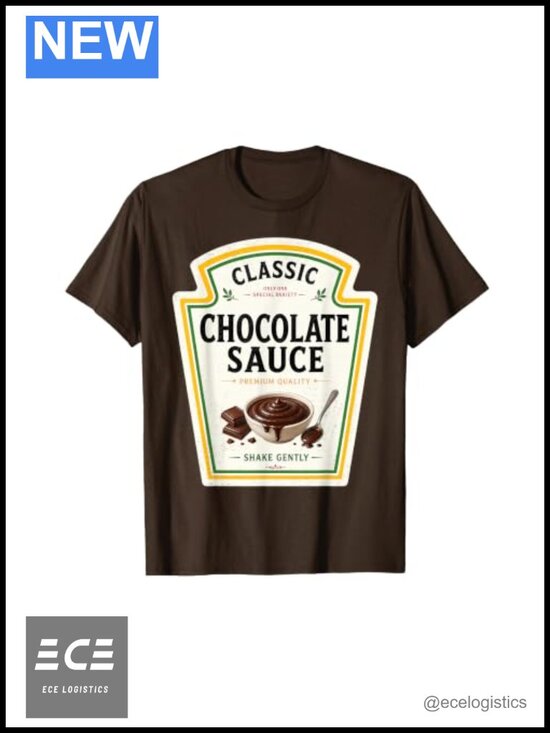 Tops - Chocolate Sauce DIY Halloween Costume Matching Condiments Tee